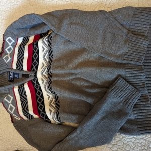 Youth 10/12 quarter zip sweater